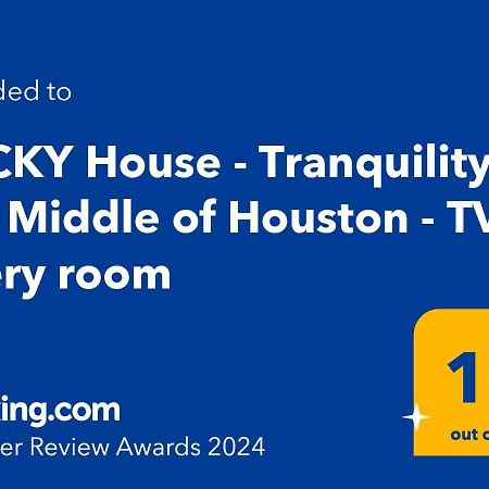 Lucky House - Tranquility In The Middle Of Houston - Tv In Every Room - 300 M2 מראה חיצוני תמונה